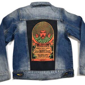 Dragonfly Youth Boys Jimi Hendrix Denim Jacket New With Tags